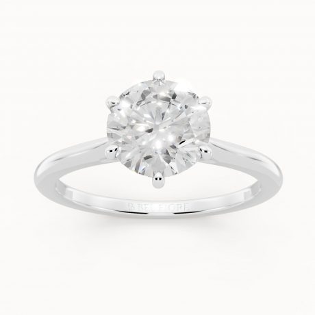 Tulip Claw Solitaire Engagement Ring