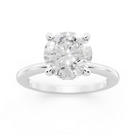Veiled Halo Engagement Ring