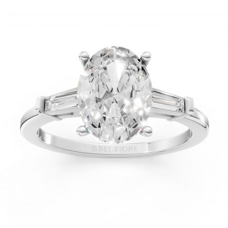Modern Sculpted Engagement Ring